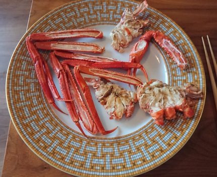 脂質異常症対策：Day 2,3 タウリンのタラバガニとオメガ3の太刀魚