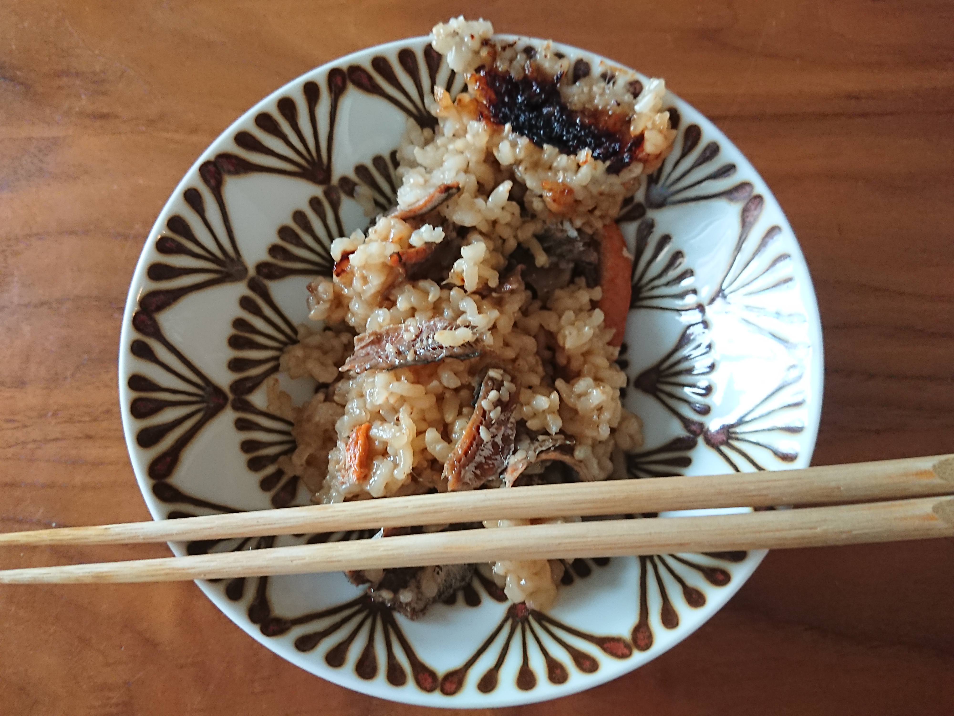 蟹釜飯ご飯